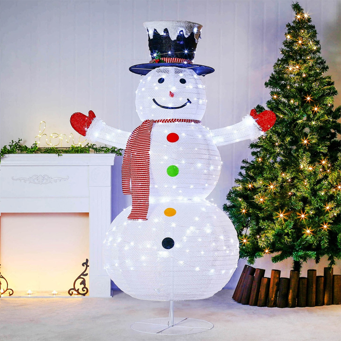 180cm LED 폴딩 헬로우 눈사람 크리스마스 장식소품